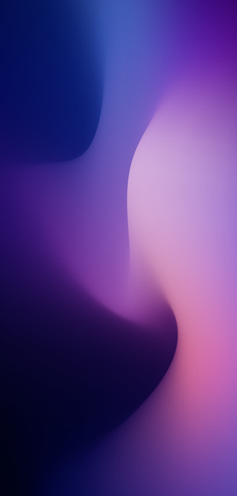 紫色和蓝色模糊的抽象背景,带有弯曲的形状